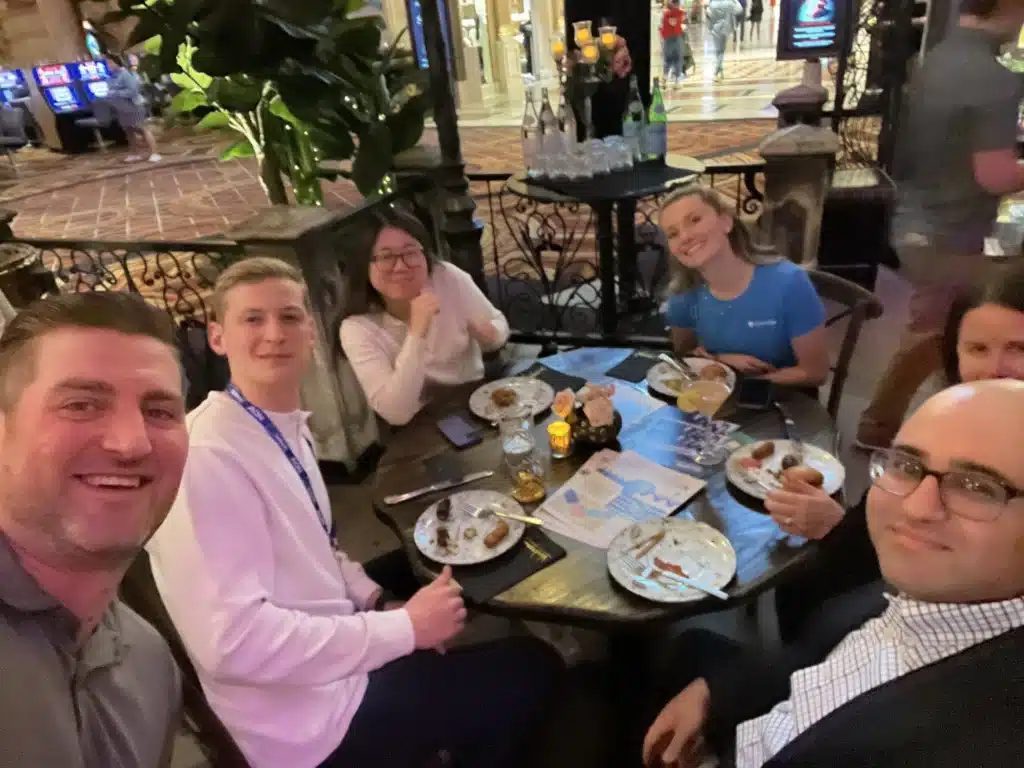 Out to dinner with other SHRMLabs innovators